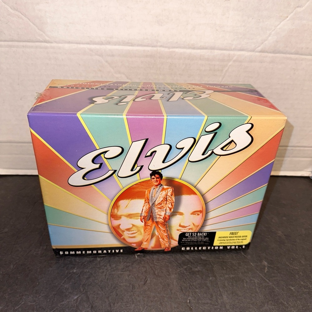 Elvis Presley Gift Set - Volume 1 (VHS, 1997, 9-Tape Set) Brand New Sealed.